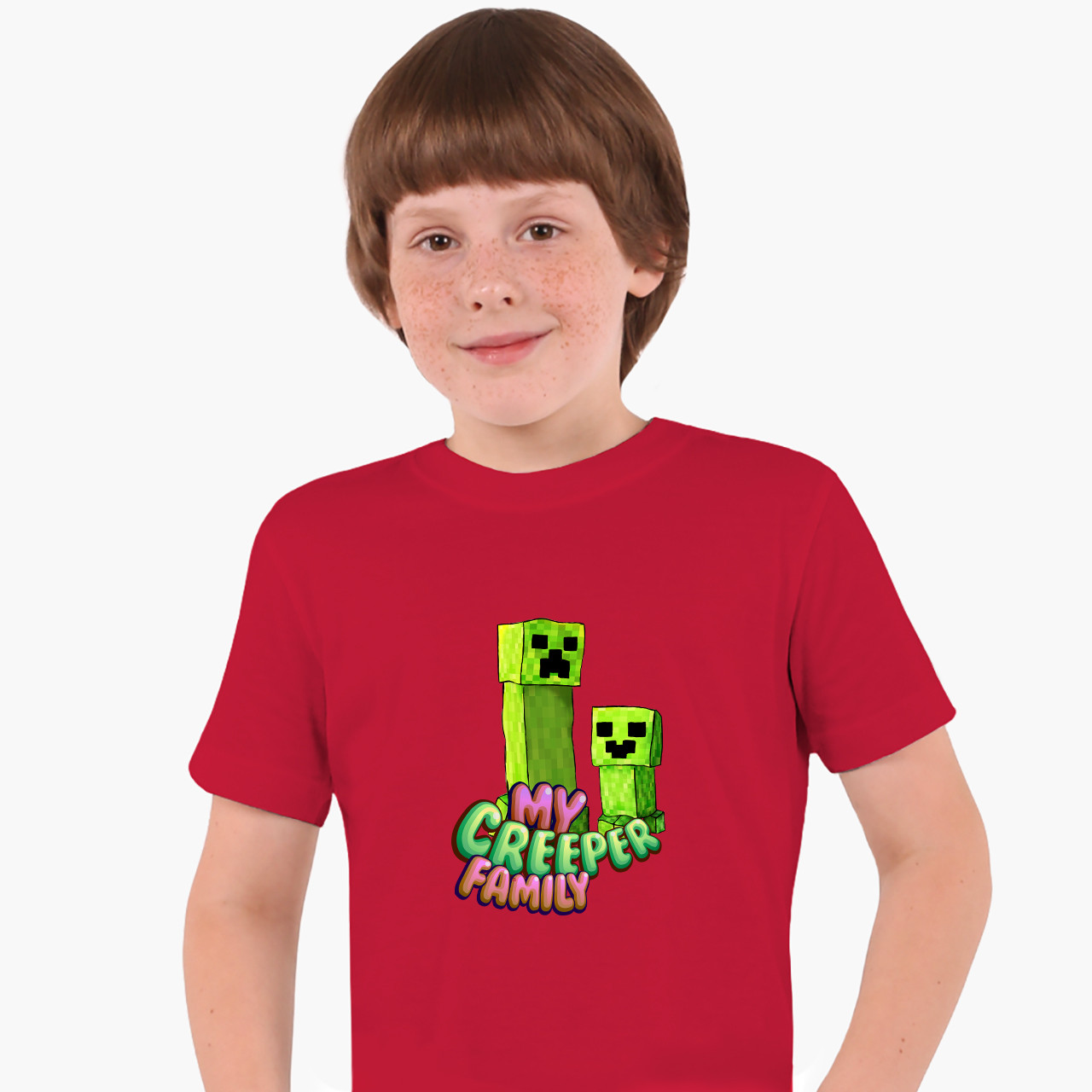 Дитяча футболка Майнкрафт (Minecraft), кольорова футболка Ігри, фото 1