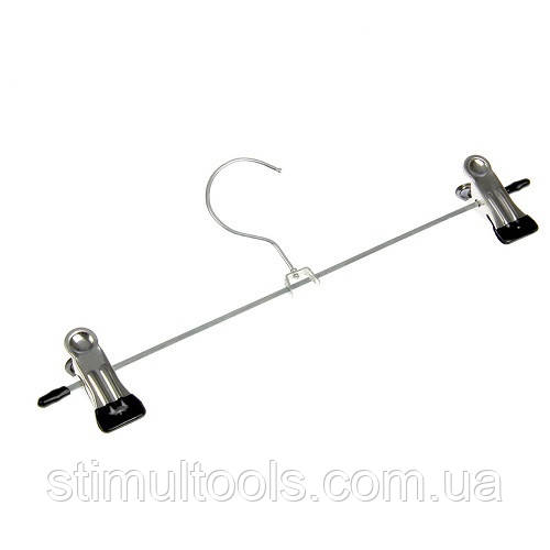 Вішалка для штанів з прищіпками "Metal" 35 см (10 штук в упаковці), фото 1