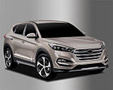 Хром молдинг на двері Hyundai Tucson 2015- (Autoclover/Корея/C246), фото 4