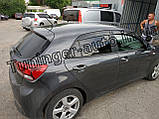 Дефлектори вікон (вітровики) KIA Rio Hatchback 2017- (Hic), фото 5