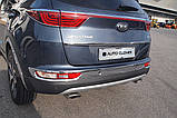 Хром накладки на галогенки Kia Sportage 2015-2017 (Autoclover C699), фото 8