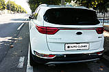 Хром накладки на галогенки Kia Sportage 2015-2017 (Autoclover C699), фото 10
