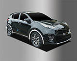Хром накладки на арки Kia Sportage 2016-2017 (Autoclover C211), фото 4