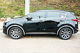 Хром накладки на арки Kia Sportage 2016-2017 (Autoclover C211), фото 8