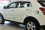 Хром молдинг стекла Ssang Yong Korando C 2011-2018 (AutoClover B235), фото 7