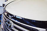 Дефлектор капоту (мухобійка) Hyundai Santa Fe 2012-2017 (Autoclover D543), фото 5