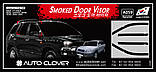 Дефлектори вікон (вітровики) Hyundai Santa Fe 2000-2006 (Autoclover A059), фото 3