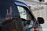 Дефлектори вікон, хромовані (вітровики) Volkswagen Transporter T5/T6 2003- (Autoclover B483), фото 7