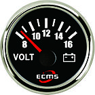 Вольтметр Ecms 52Мм Чорний