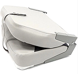 Сидіння В Човен Складане З Високою Спинкою Сіро-Синє, фото 3