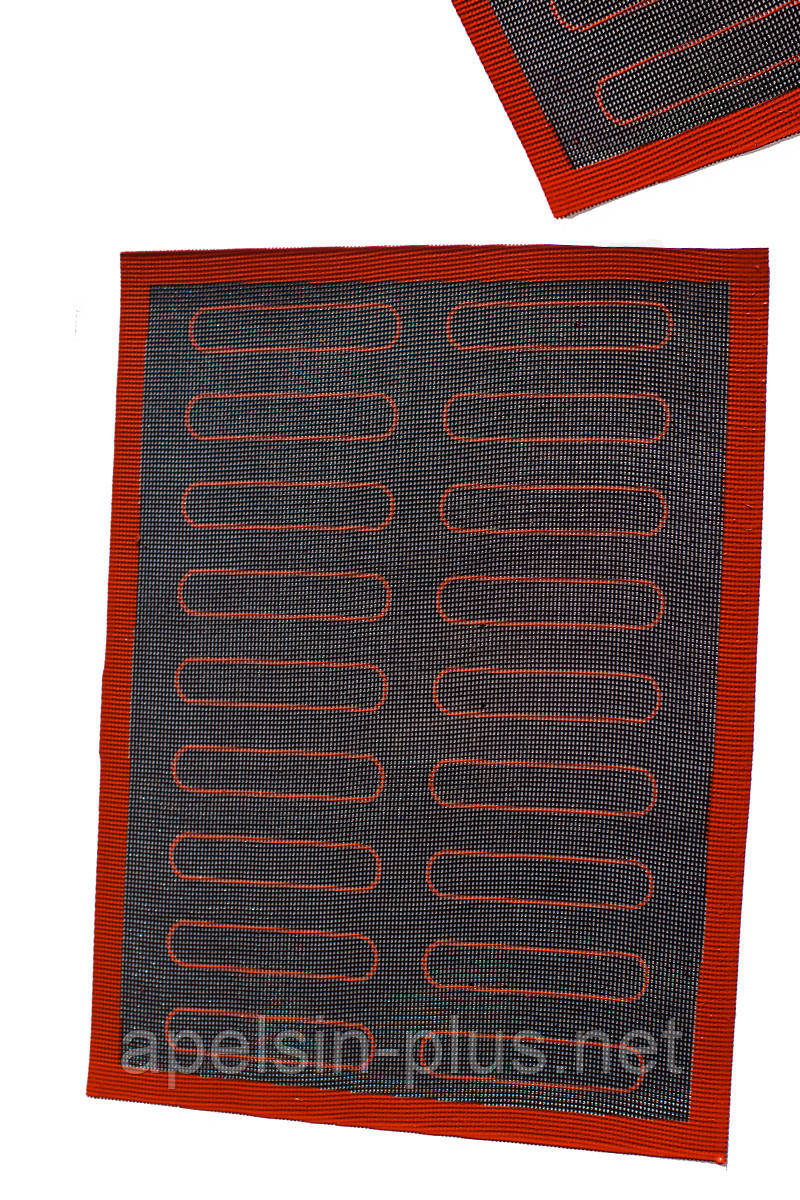 Перфорований кондитерський силіконовий килимок для випікання Еклер 40 см 30 см, фото 1