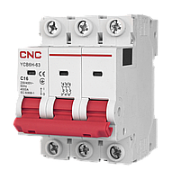 Автоматический выключатель CNC Electric YCB6Н-63 3Р 25А 4,5kA тип С