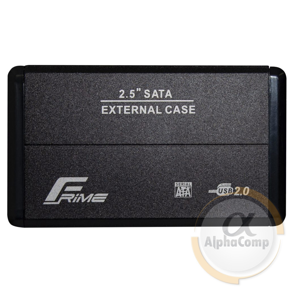 Зовнішня кишеня HDD/SSD 2.5" USB 2.0 Frime Metal Black (FHE20.25U20)