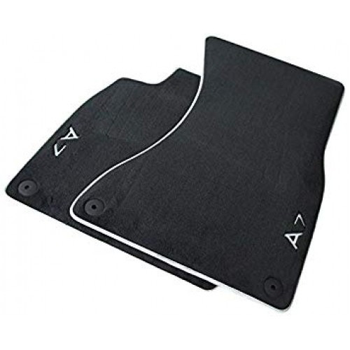 Велюрові передні коврики Audi A7 (4G), контрастний напис (4G8061275MNO), фото 1