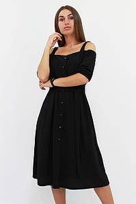 Розміри: S | Зручне повсякденне плаття, чорний