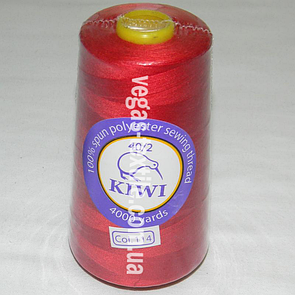 Нитка швейна 40-2 4000 ярдів — бабина Червона