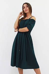 Розміри: M | Зручне повсякденне плаття, зелений