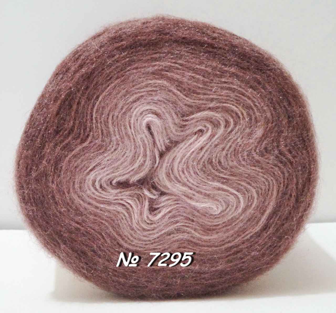 Нитки пряжа для в'язання ANGORA GOLD OMBRE BATIK Ангора Голд Омбре Батик № 7295