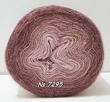 Нитки пряжа для в'язання ANGORA GOLD OMBRE BATIK Ангора Голд Омбре Батик № 7295