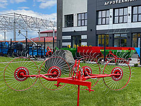 Навісна сінограбарка "Сонечко" 4 колеса - Граблі ворошилки