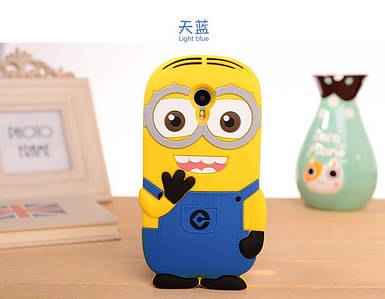 Гумовий 3D чохол для Meizu M2 (M2 Mini) Міньйон