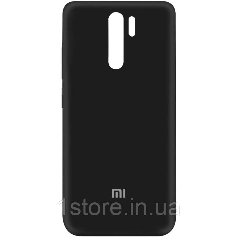 Чохол Silicone Cover My Color Full Protective (A) для Xiaomi Redmi 9 (Чорний/Black)