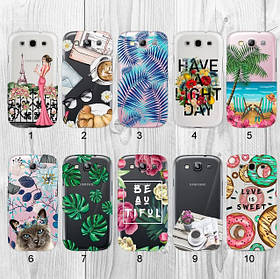 Силіконовий чохол з малюнком для Samsung i9305 Galaxy S3 Duos (new collection)