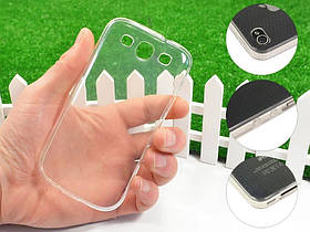 Ультратонкий 1 мм силіконовий чохол для Samsung i9305 Galaxy S3 Duos