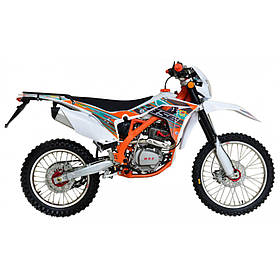 Мотоцикл BSE J4 ENDURO (біло-жовтогарячий)