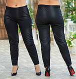 Класичні стильні жіночі штани великих розмірів із костюмки (р.48-62). Арт-2271/42, фото 3