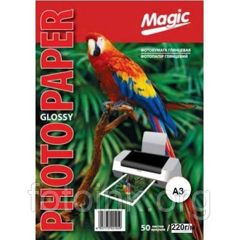 Фотопапір Мagic A3 глянцевий 230g, 50л, фото 1