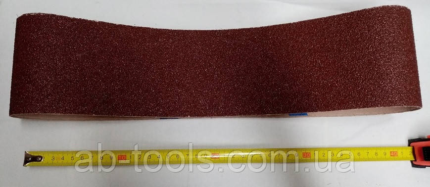Стрічка 100 мм х 915 мм зерно 80 шліфувальна стрічка нескінченна, фото 1