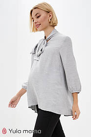 Стильна туніка для вагітних та годуючих BERENICE TN-30.011 сірий меланж