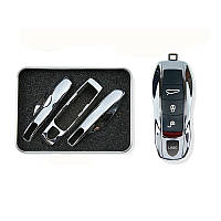 Боковая и центральная вставка для ключа Porsche Panamera Cayman Macan Cayenne Spyder Carrera 911 970 981 991