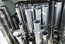 Труба неіржавка для димоходу 0,5 метра AISI 304, 321, 201, фото 5