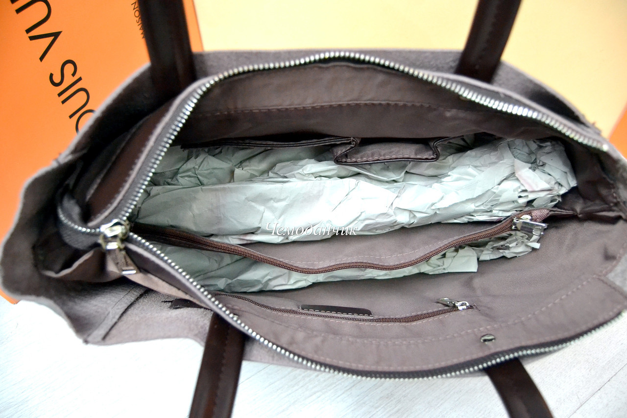 Женская кожаная сумка брендовая из натуральной кожи две змейки коричневая - фото 8 - id-p1240630188