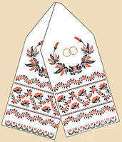 Заготівля для вишивки рушника ГАБАРДИН