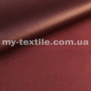 Тканина тент щільний 600Д Оксфорд однотон водостійка 150 см Бордовий