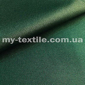 Тканина тент щільний 600Д Оксфорд однотон водостійка 150 см Темно-зелений (Бутелька)