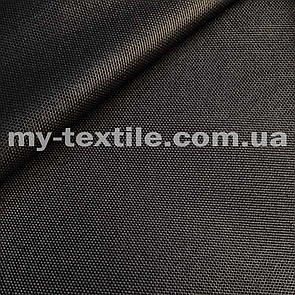 Тканина тент щільний 600Д Оксфорд однотон водостійка 150 см Чорний