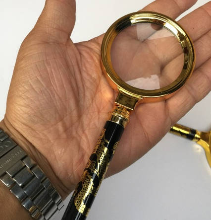 Лупа Magnifier лінза 90 мм Кратність x5, фото 1