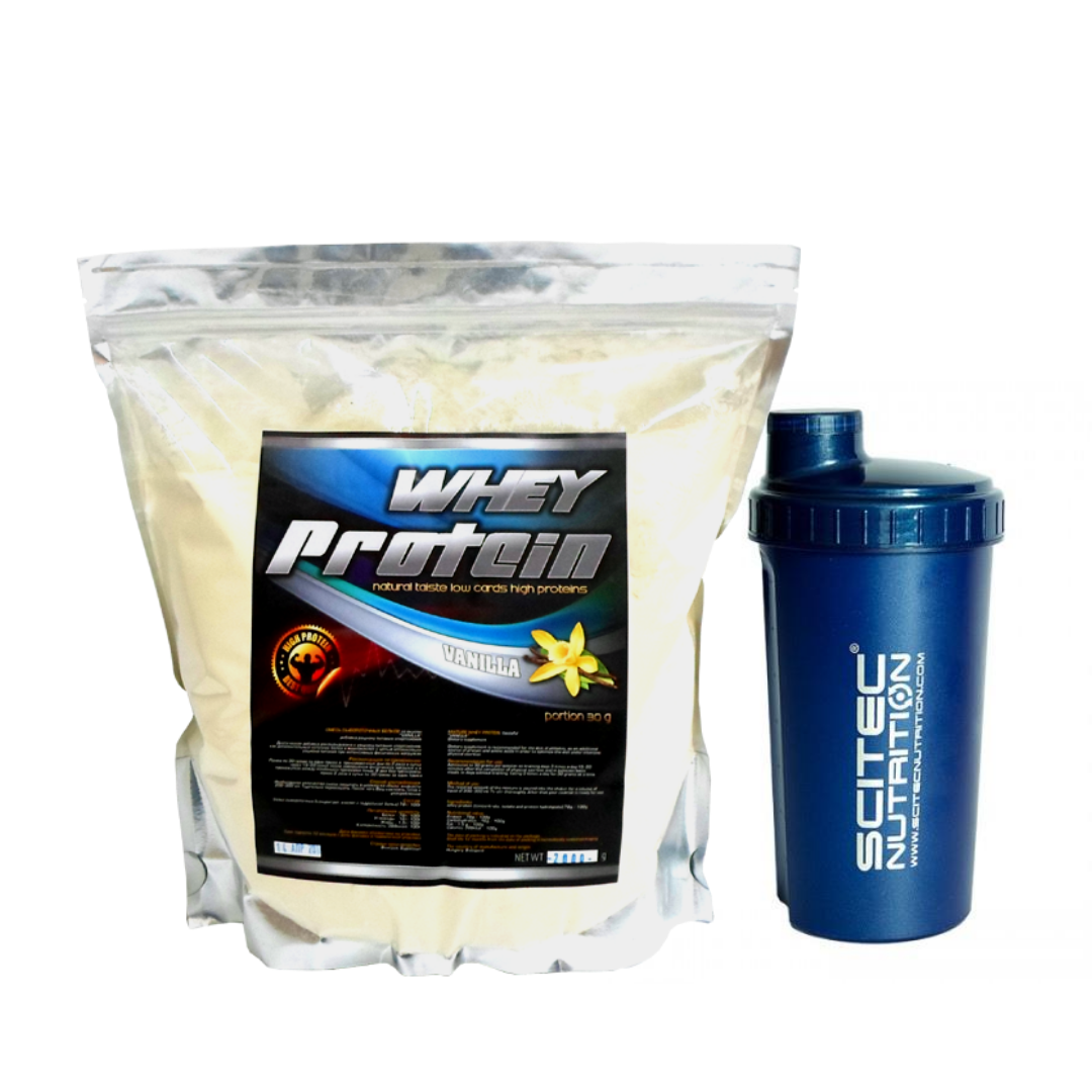 Протеїн смак ваніль 2 кг + шейкер, фото 1