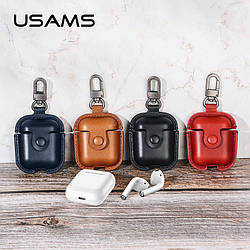 Чохол USAMS Шкіряний For Airpods US-BH475