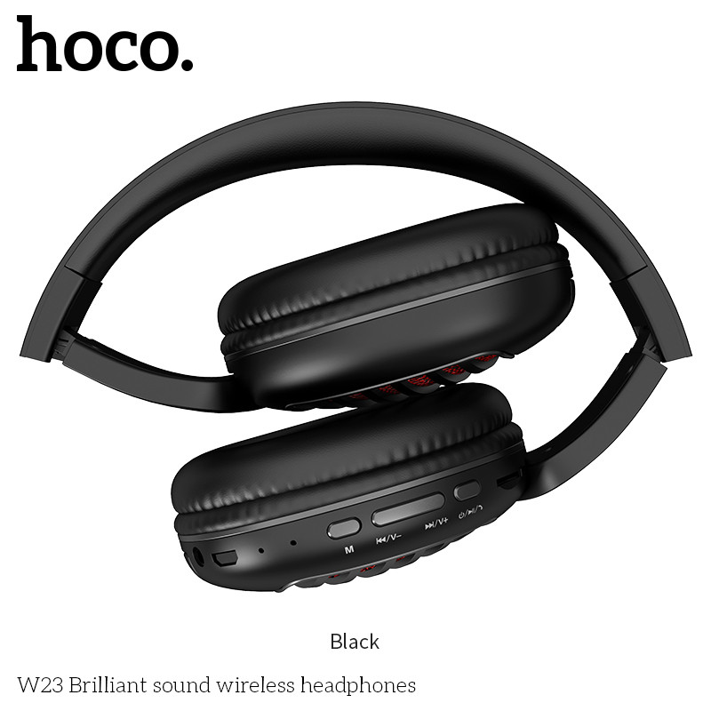Наушники Bluetooth HOCO Brilliant Sound W23 |MicroSD/AUX support|