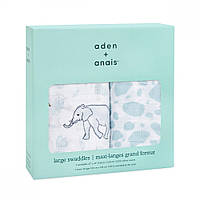 ADEN&ANAIS — Набір пелюшок Jungle, 2 шт., 120х120 см