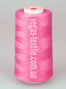 Нитка швейна 40-2 4000 ярдів — бабина Рожевий