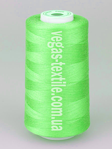 Нитка швейна 40-2 4000 ярдів — бабина Салатовий
