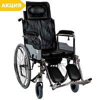 Инвалидная коляска кресло OSD-MOD-2-45 многофункциональная с санитарным оснащением для инвалидов пожилых