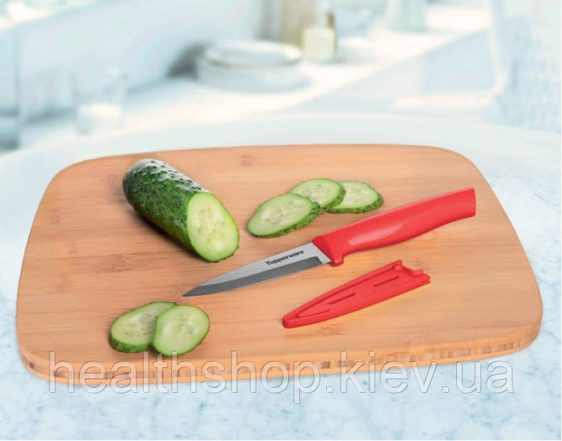 Разделочный нож «Гурман» с чехлом коралловый Tupperware (Оригинал) Тапервер