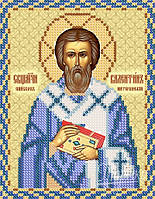 Вишивка бісером іменна ікона "Св. Валентин"